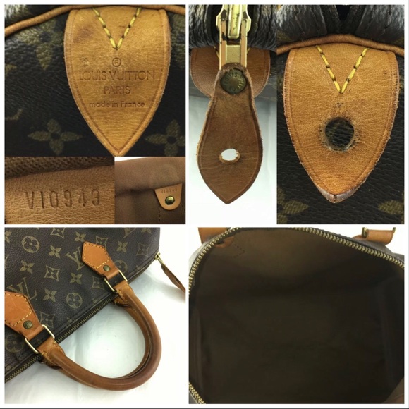Louis Vuitton Monogram Logo Speedy 30 Dr. HandBag Purse - Picture 5 of 8